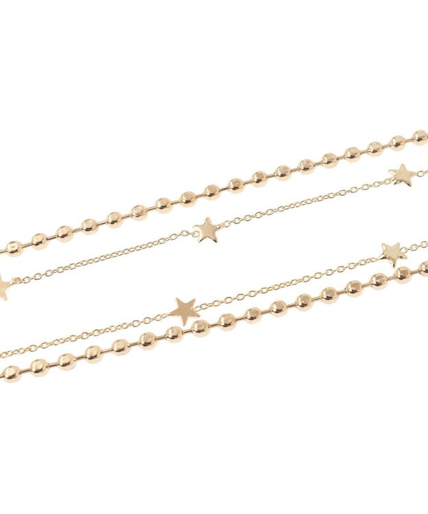 AMERICAN HOLIC ２点セット　スターチェーンネックレス Gold