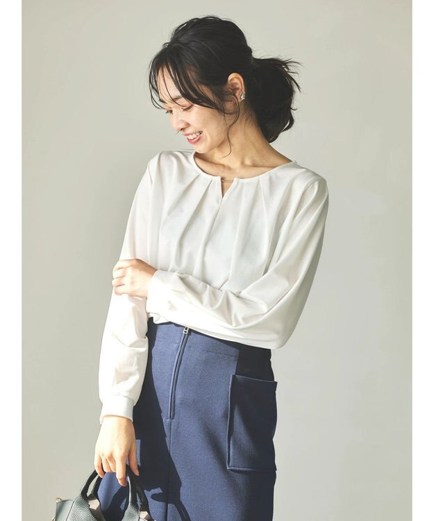 Green Parks フロントバー付きブラウソー Off White