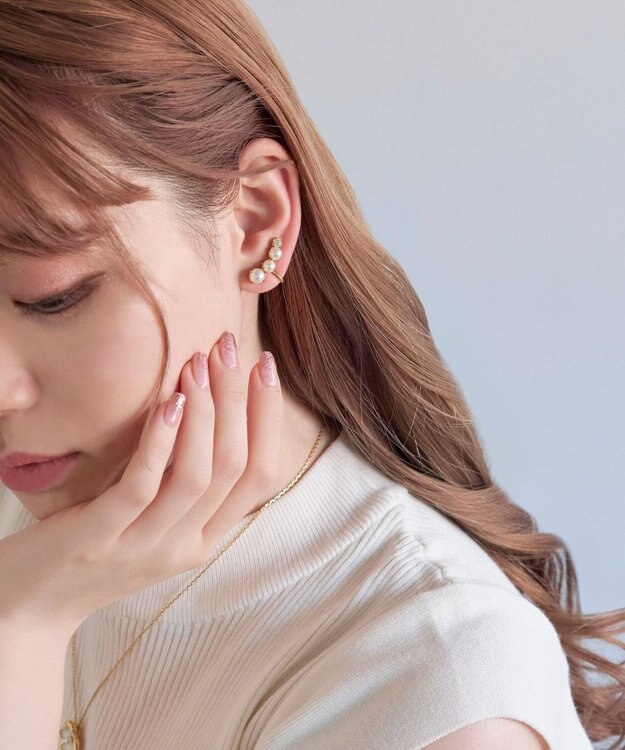 Phoebe 〈シリーズ累計販売5000点突破！〉リオデラパールイヤリング ゴールド