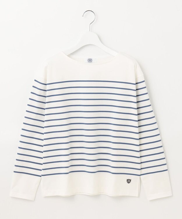 J.PRESS LADIES バスクボーダー カットソー ダルブルー系1