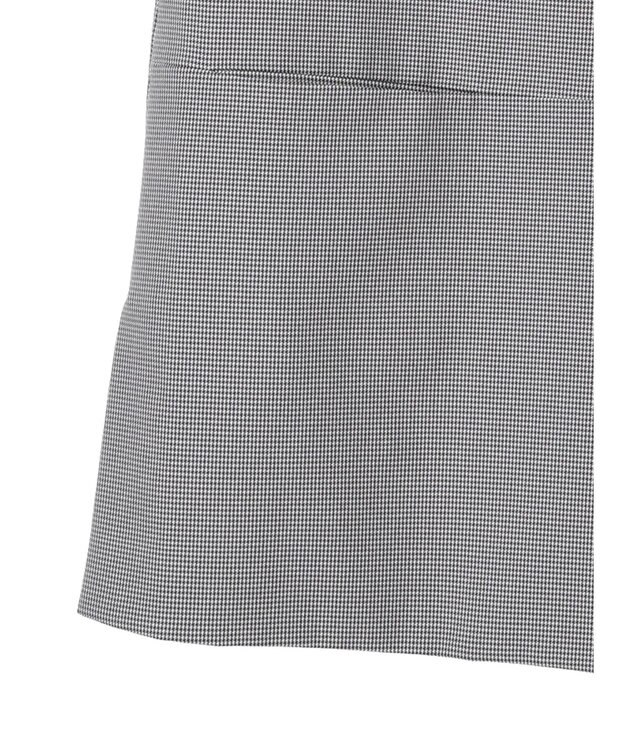 Green Parks きれいシルエット千鳥柄ジレ Hounds Tooth