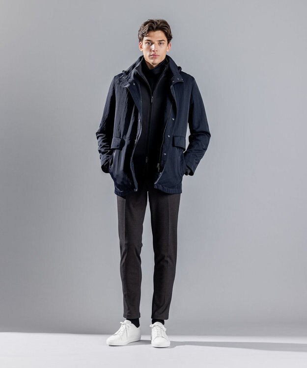 JOSEPH HOMME スキューバ ジャージー　トラックジャケット ブラック系