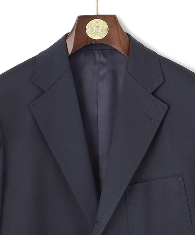 J.PRESS MEN “最初の一着“に選ばれる理由【 1st BLAZER】ウールポリエステル ライトギャバ ブレザー / 3B / New Authentic-Fit ネイビー系