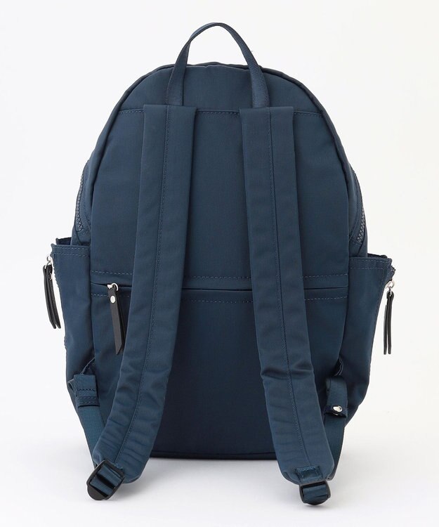 LA BAGAGERIE 【MONICA】サイドジップリュックサック ネイビー