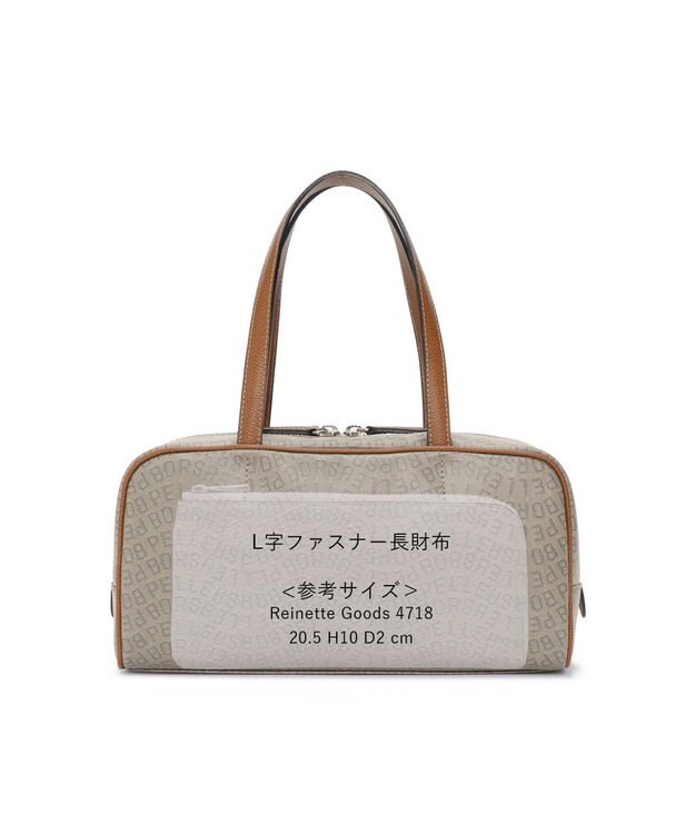 PELLE BORSA スモールボストン Grise グリーズ 9116 キャメル