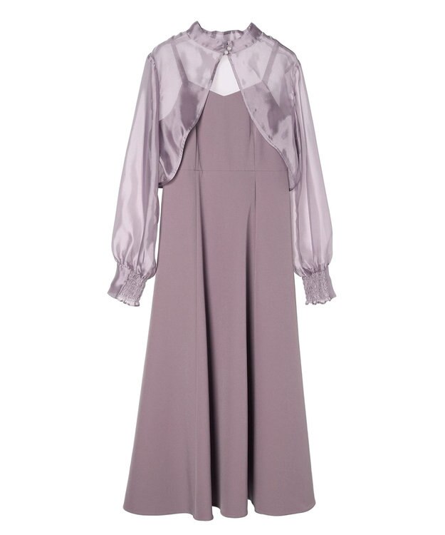 earth music&ecology ＳＥＴ２点ボレロ＋キャミワンピース Pink