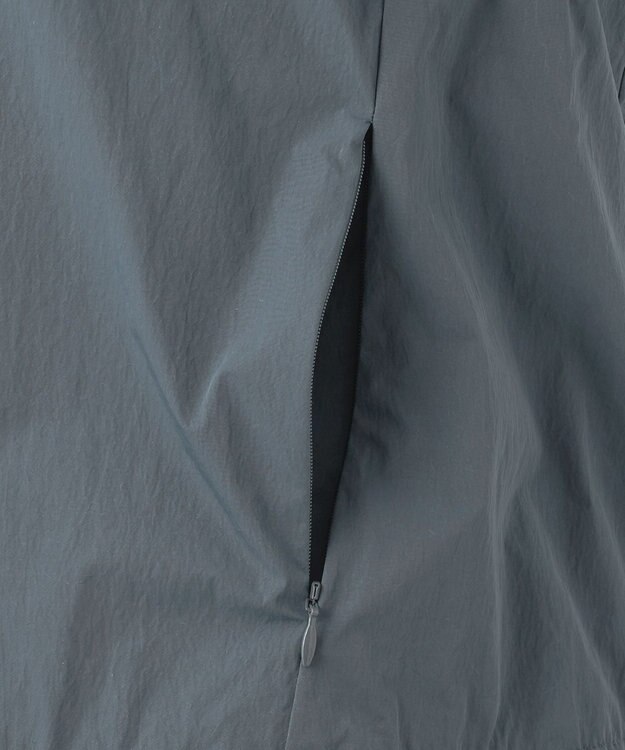23区 【R(アール)】ナイロンタフタワッシャー  フーデッドジップアップブルゾン スレートグレー系