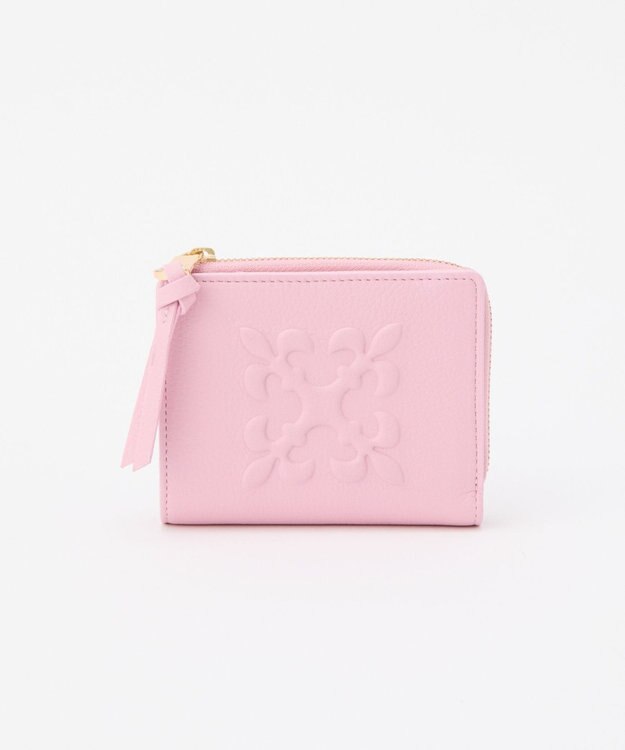 russet 【2025AW新作】エンボスモノグラムハーフウォレット(SO-437) Pink