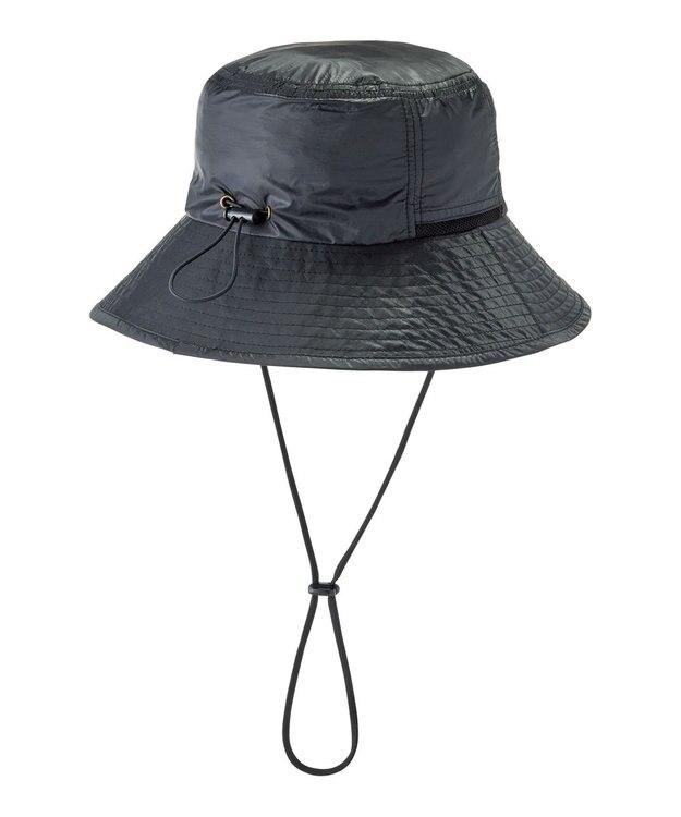 MOONBAT 【遮光ハット】マジカルテックプロテクション アドベンチャーハット 帽子 UV100％ 遮光100％ 軽量 撥水 ブラック