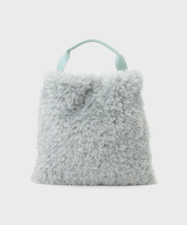 GRACE CONTINENTAL ファービッグトート ブルー