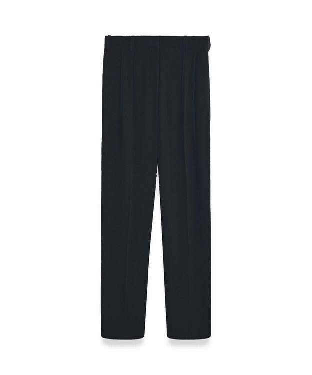 JOSEPH テーラリングクレープ　ワイドテーパードトラウザーズ Black