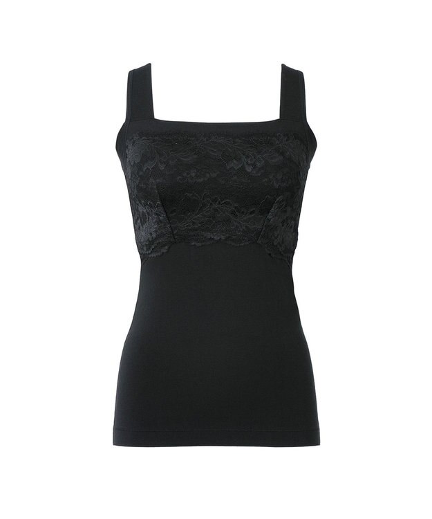 BRADELIS New York 【BRADELIS NewYork peace】ハッピーバストアップレーシーブラキャミソール23 ブラック