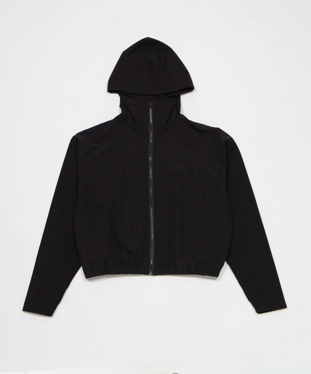 WEGO 【日焼け対策/セットアップ対応】ラッシュガードZIPパーカー ブラック