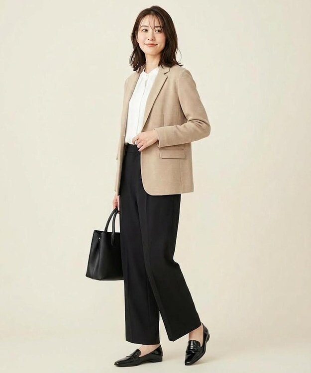 APOM 日本製 晴雨兼用スクエアトゥコインローファー15＜CRAHUG限定＞ ブラックエナメル