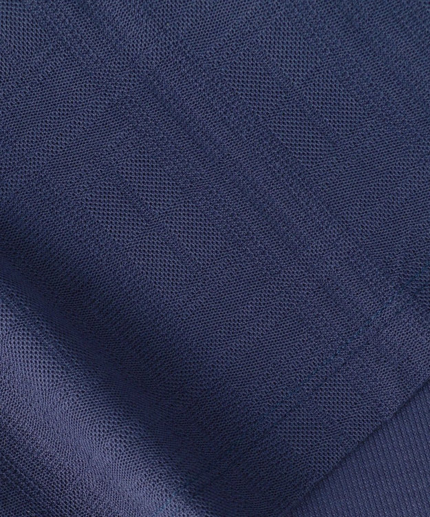 J.PRESS MEN 【KING SIZE】【ビジネス対応】リンクスシャドーチェック ロングスリーブTシャツ ブルー系