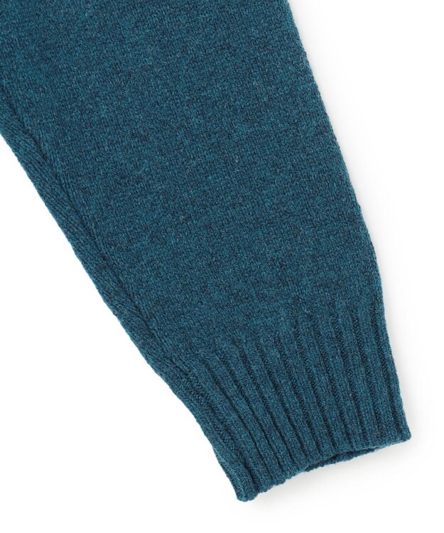 J.PRESS MEN 【WEB限定】畔編み フルジップカーディガン グリーン系