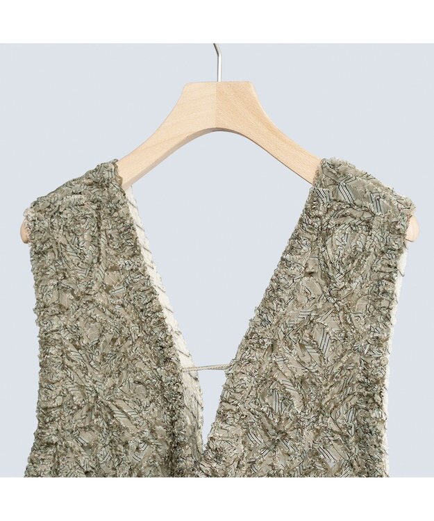 COQ 【刺繍・前後着用可能】TENTACLE ベージュ