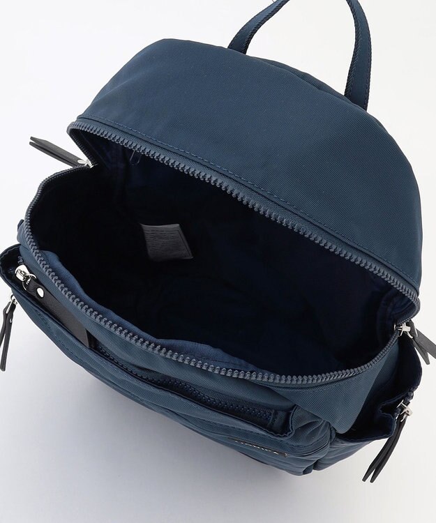 LA BAGAGERIE 【MONICA】サイドジップリュックサック ネイビー