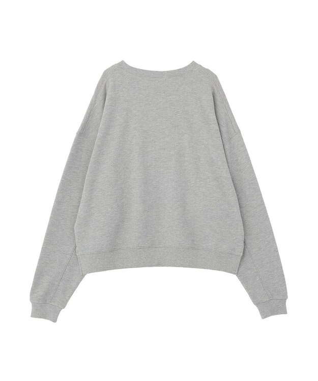 Green Parks オーバーサイズロゴ裏毛プルオーバー Gray Mixture