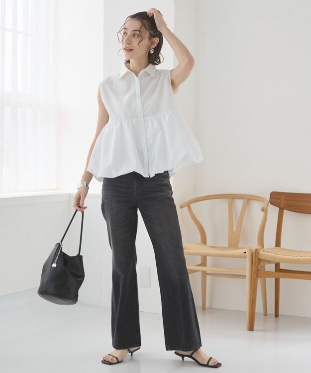 WEGO 【ANGIE VINTAGE】ティアードバルーンブラウス オフホワイト