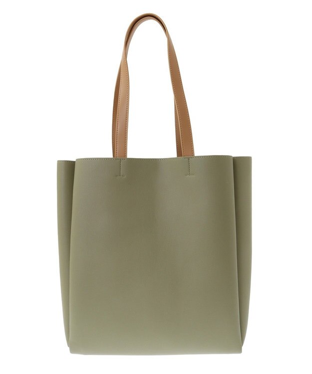 Green Parks ・ＫＯＳＳＯＲＥＣＯ　バイカラー三層Ａ４トート Khaki