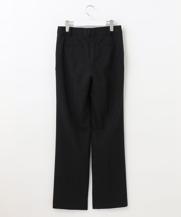 J.PRESS LADIES L 【リクルート対応】テフロンカームスキン ストレート パンツ ブラック系