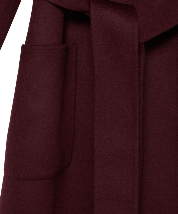 JOSEPH ダブルフェイスカシミヤ　ロングコート Merlot