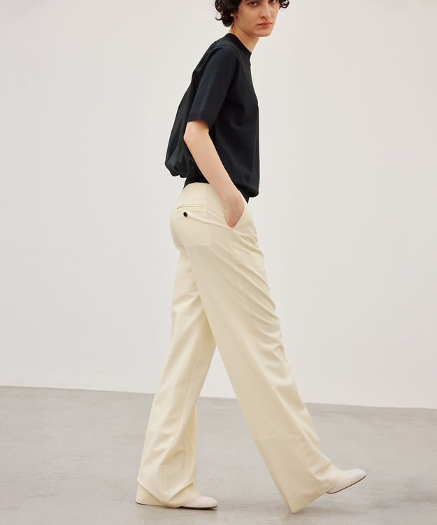 BEIGE， 【洗える】LAURA / 半袖ニット F Green