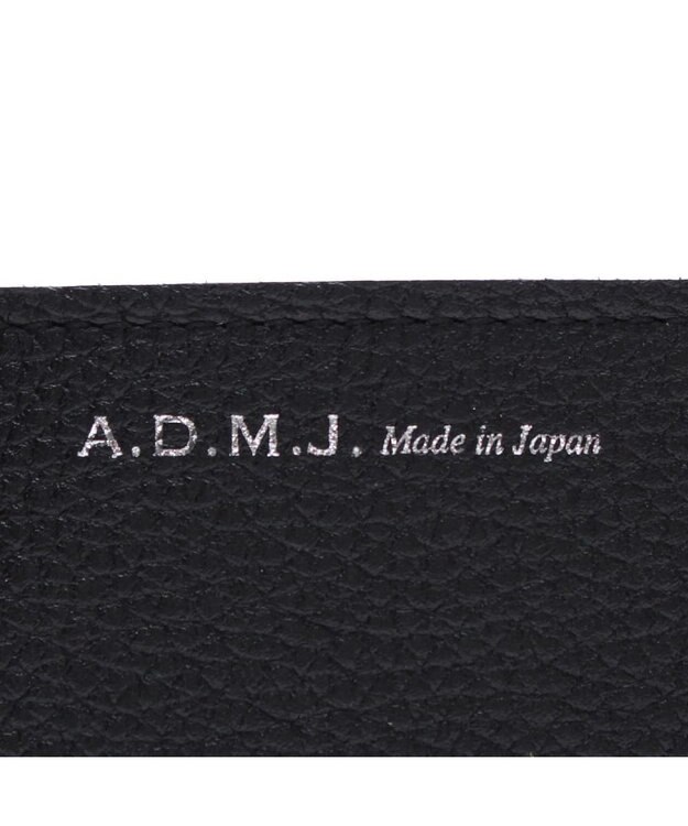 A.D.M.J. 【牛革】モーツァルト　スリムウォレット BLACK