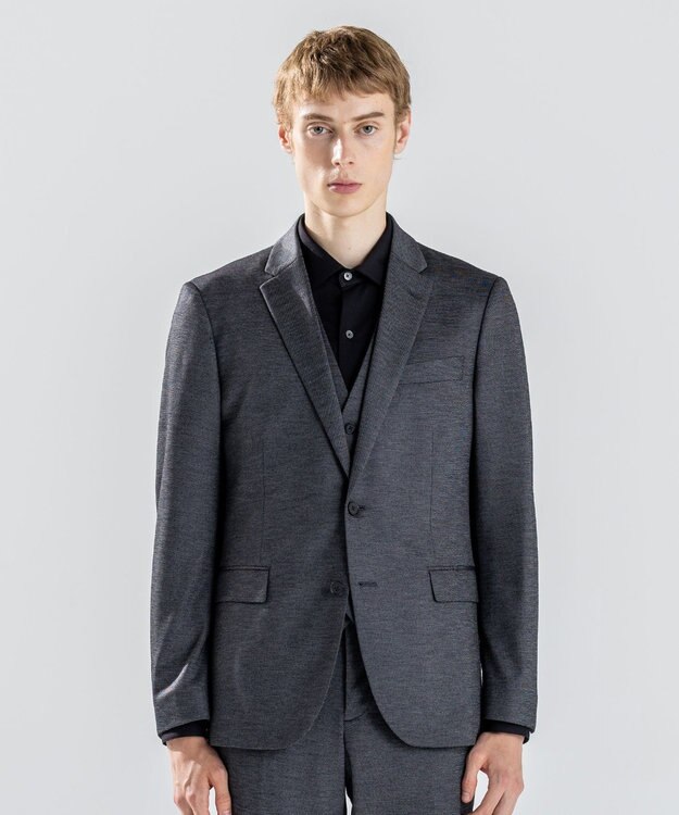 JOSEPH HOMME 新素材【ストレッチ/セットアップ対応】シルキーウールジャージー ジャケット ライトグレー系