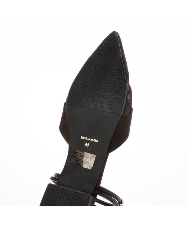 MODE ET JACOMO <carino>【２WAY】バックベルトサンダルパンプス ダークブラウン