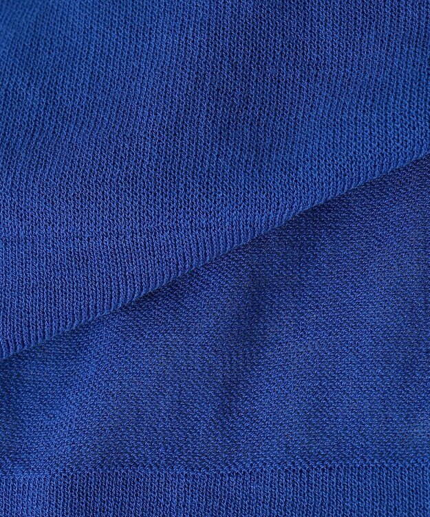 UNFILO L フロスティコットン クロップド プルオーバー ブルー