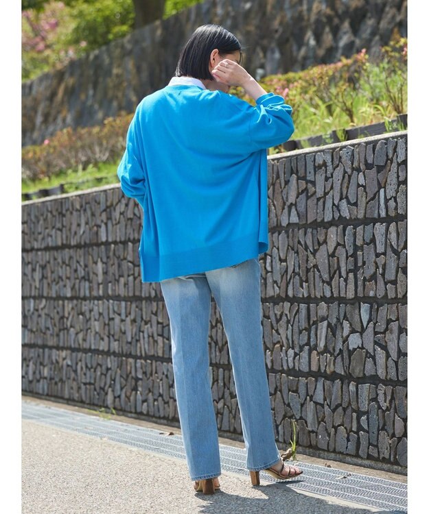 AMERICAN HOLIC ＵＶカットＶネックニットカーディガン Blue