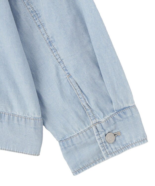 Green Parks シアーデニムシャツＧジャン Black