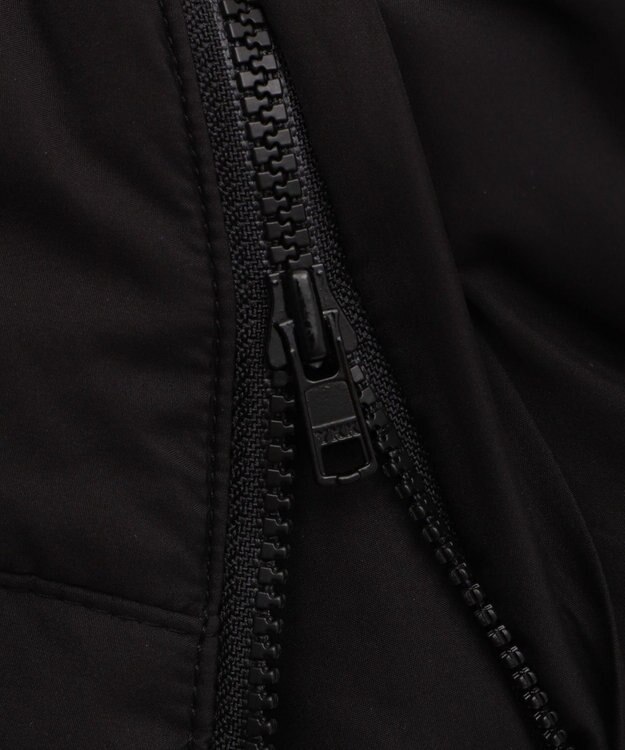 WEGO 【25年秋冬新作/SMサイズ展開】2WAYファーフードショートパファーブルゾン ブラック