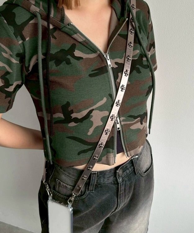 WEGO PUスタッズストラップ 柄2