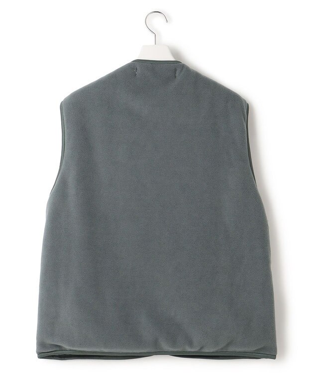 J.PRESS YORK STREET 【UNISEX】ナイロンワッシャーステンカラーコート スモーキーグリーン系