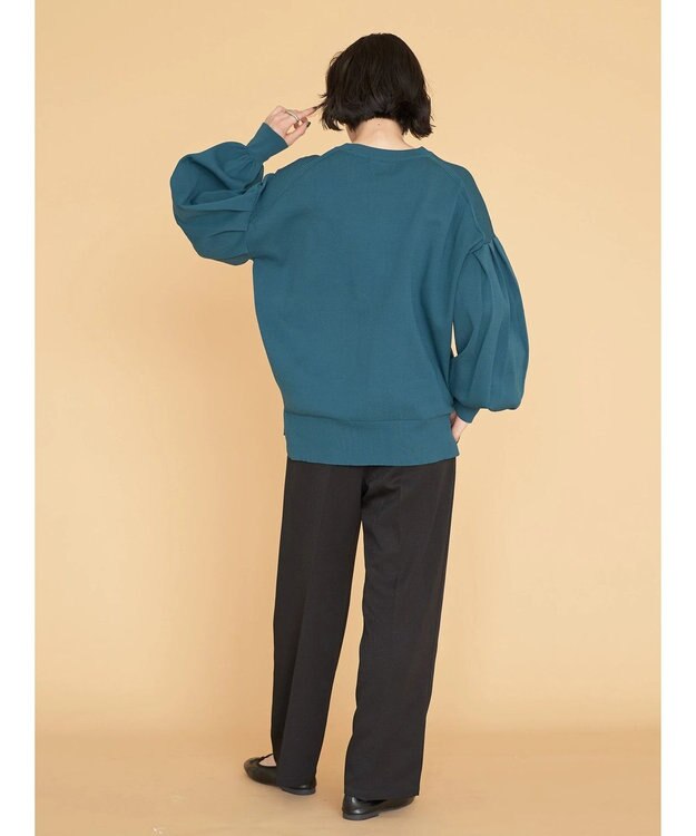 AMERICAN HOLIC エコカルットクルーネックカーディガン Green