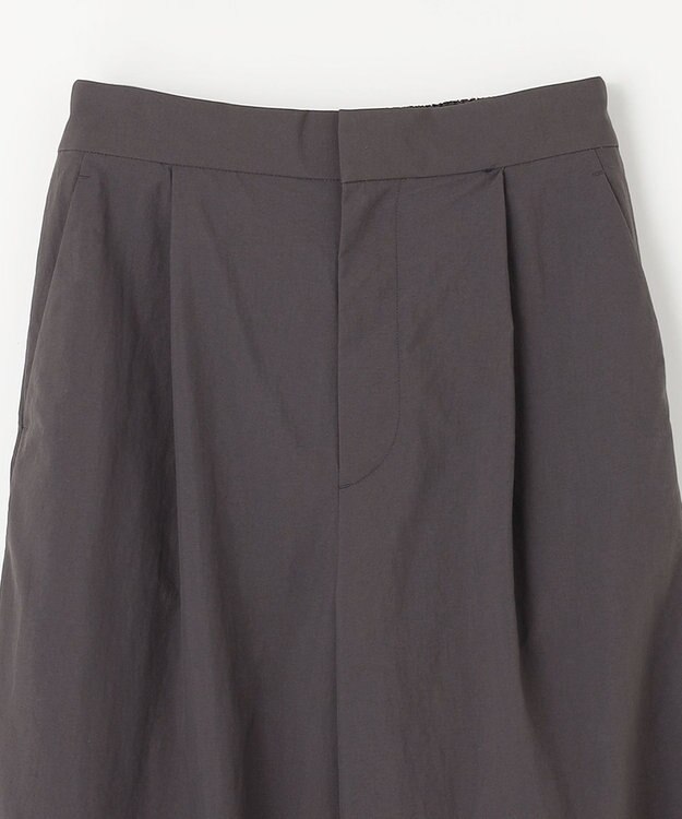 NAVE 【ReNAVE・洗える/撥水加工/接触冷感/UVケア/セットアップ】ナイロンタスラン ワイドパンツ グレー系