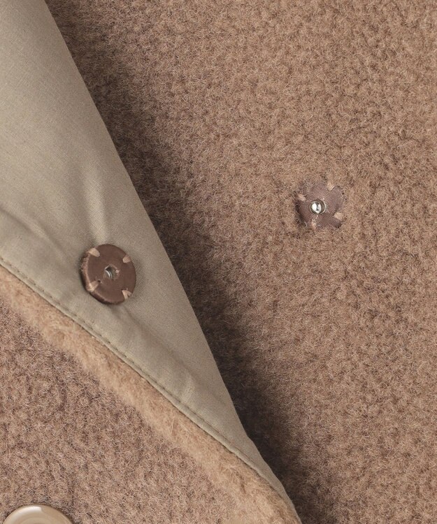 組曲 KIDS 【150-170㎝】スライバー ピーコート ブラウン