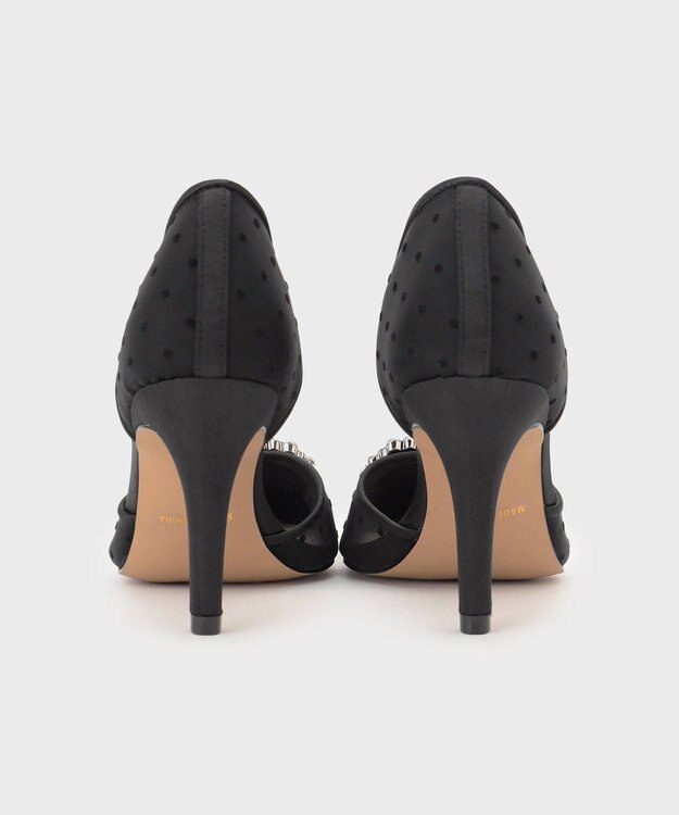 GRACE CONTINENTAL ビジューパンプス ブラック