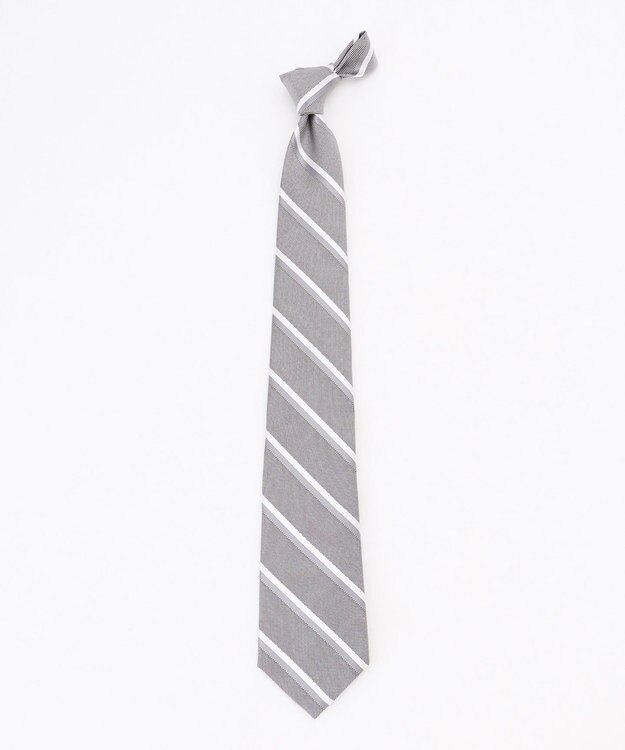 J.PRESS MEN 【FOMARL COLLECTION】レジメンタル フォーマルネクタイ ライトグレー系1