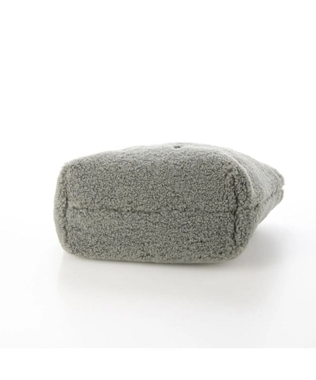 UNBILLION cachecache ドット刺繍ボアミニトートバッグ グリーン