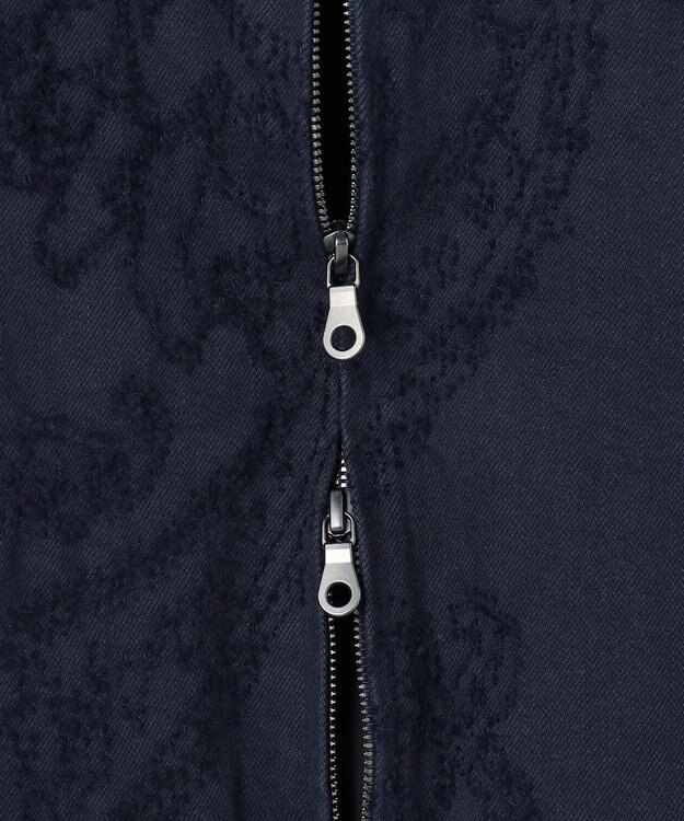 JOSEPH HOMME 【HIGH GRADE LINE】ワラカットエンブロイダリー　ジップアップブルゾン ネイビー系5