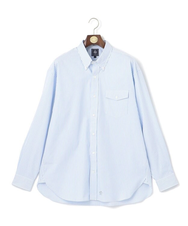J.PRESS MEN 【J.PRESS ORIGINALS】Pin Oxford B.D. Shirt / Baggy Fit サックスブルー系1
