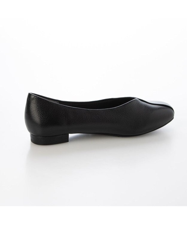 ing <ing>Vカットフラットパンプス ブラック