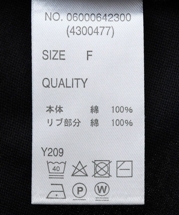 Green Parks ・ＳＵＧＡＲ　ＳＰＯＯＮ半袖リブドッキングワンヒ Charcoal Gray