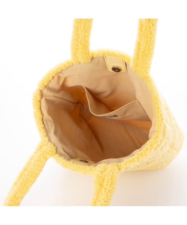 UNBILLION カシュカシュ cachecache / 目玉ポーチ付ファートート イエロー