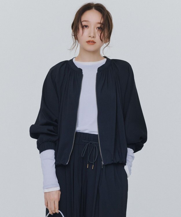 ANY 清涼リラックスブルゾン ブラック