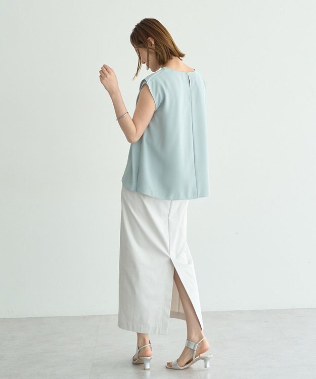 YECCA VECCA ドレープブラウス Mint